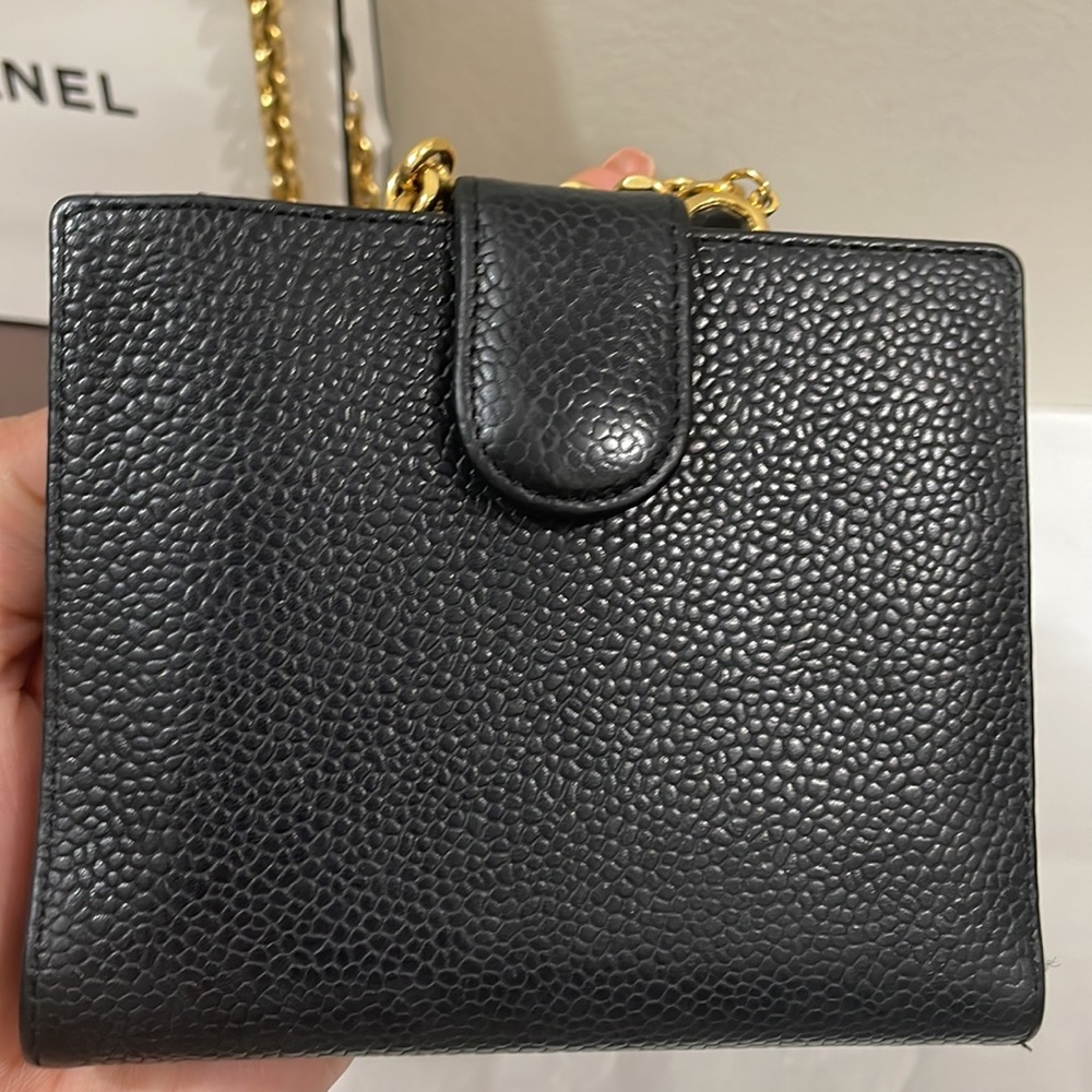 Soldā¼ļøš¤CHANEL Compact Wallet in Caviar Leatherš¤ - Picture 5 of 16